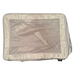 Monos Compressible Packing Cube Large Beige Tan Mesh Top Travel Organizer